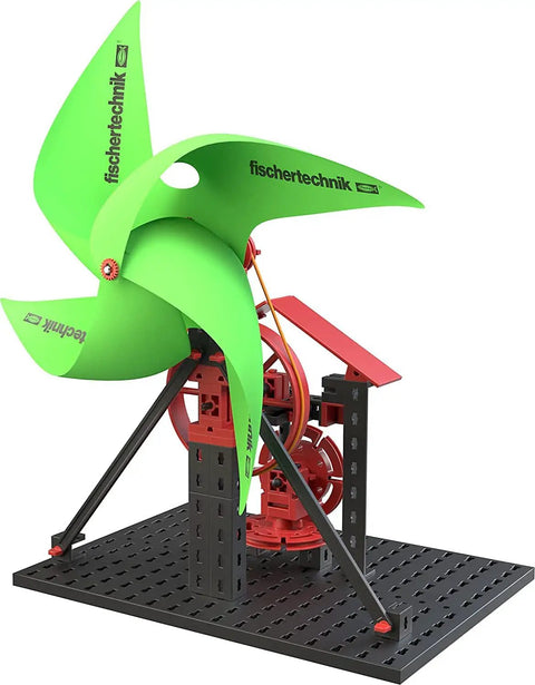 Green Energy Construction Kit With 343 Parts Multicolor STEM Build Set For Hands On Learning And Awesome Interactive Fun And Endless Creative Builds Ideal For Intermediate Makers And Future Engineers, wind turbine model