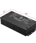 60W Dimmable LED Driver For 24V Systems, Triac And 0 To 10V Dimming, Power Supply For LED Lighting, IP67 Waterproof, UL Listed, Class 2
