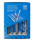 5 Piece Machinist File Set With Ergonomic Handles And Plastic Pouch 8 Inch Bastard Coarse Cut For Universal Roughing And Finishing