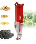 Handheld Seed Planter And Fertilizer Spreader For Home Garden Adjustable Seed Rate And Depth No Bending Seeding Tool with seeds