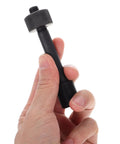 Hand holding tool from Pro Grade Heavy Duty Hydraulic Tie Rod Punch Kit With Lock Cap For Electrical Conduit Hole Cutter