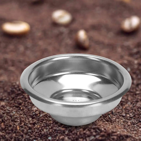 58mm Stainless Steel Espresso Filter Basket Bottomless Portafilter For Semi Automatic Coffee Machines With Single And Double Dose Options