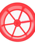 Red round Backpack Sprayer Replacement Filter, 5.7 Inch Fine Mesh Strainer For Agricultural Knapsack Sprayers, top view