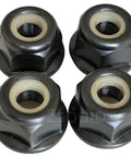 Left Hand Reverse Thread Collar Nut M10x1.0 For Pivotrim String Trimmer Gear Head Replacement, Black Collar Nut Set Of 4