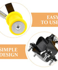 Dope Metal And Plastic Chain Tensioner Kit That Slaps Riders Hard With Roller Guide For Smooth Riding And Ultimate Safety On Any Ride, black and yellow roller