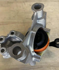 Genuine Quality Hydraulic Right Engine Mount Direct Bolt On Design for Fast Installation with a silver and black finish.