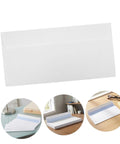 100 Pack White Self Seal Envelopes With Release Paper For Privacy Protection, Bulk Office Must Haves, Easy Peel and Seal, Durable Matte Finish