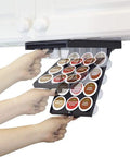 Under Cabinet Coffee Pod Storage Rack For Keurig K Cups, Space Saving, Low Profile Shelf Organizer That Holds 12 Pods, No Fuss Installation