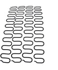 Upgrade Your Dated Living Room Setup With These Badass Upholstery Springs And Z Clips For Couch Chair Restoration Fixes Wobbly Seating Smooth And No Sweat Guaranteed To Hold Tight Forever - Four black Z clips for seat repair.