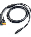 Waterproof 9 Pin Electric Bike Cable Kit For 1T5 And 1T4 Controllers with Display Throttle Headlight E Brake Levers Cables