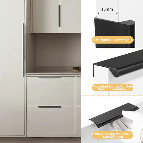 Gold Cabinet Pulls 2 Pack For Kitchen Cabinets And Drawers With Slick Hole Centers From 16mm To 960mm, Perfect Replacement