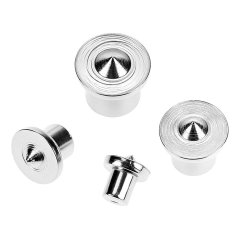 Pro Grade Dowel And Tenon Center Transfer Plugs For Woodworking, 20 Piece Chrome Steel Set in various sizes