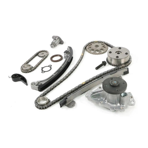 Top Quality Timing Chain Kit And Water Pump Combo For Toyota Highlander Camry Corolla RAV4 Matrix Vibe Lexus HS250h With 2.4L Engine Great Durability And Low Maintenance Cost Perfect Fix For Car Enthusiasts Needing Reliable Parts. 2.4L metal chain kit with water pump