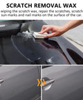 Vehicle Scratch Remover Kit 2025 Upgrade With Wipe Sponge And Polishing Wax applied on car surface for fast repair