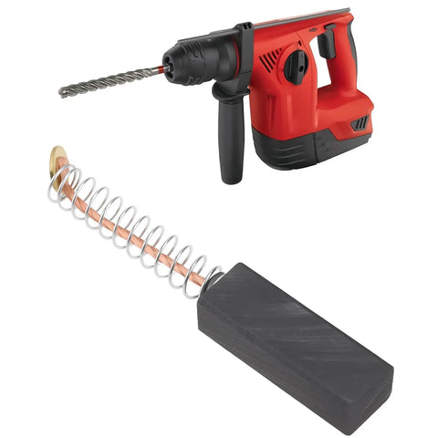 2 Pairs Carbon Brushes For Power Tool Motor 24x8x6.4mm Easy Swap Direct Replacement For TE 17 Model with rotary tool