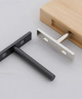 Two Pack Heavy Duty Floating Shelf Brackets Rustproof Wall Shelf Hardware Replacement Support For Wooden Shelves Easy Install Hidden Inside Wall Design