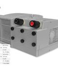 Badass Oil Free Rotary Vane Vacuum Pump Delivering Rock Solid Suction With Zero Hassle Upkeep And Compact Build For Serious Lab Or Medical Operations side view with controls