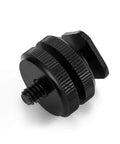 Pro Grade Light Meter For Photography With 0.1 To 100,000 Lux Range, 32-Bit Sensing, Incident And Reflective Metering, Hot Shoe And Cold Shoe Mount, Long Standby Up To 26 Hours, Multi Port Connectivity, And Adjustable F Stop From F1.0 To F2.0 black metal hot shoe mount adapter