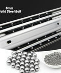 Close-up of steel ball bearing for Beefy Heavy Duty Drawer Slides 60 To 80 Inch Full Extension Side Mount Rails