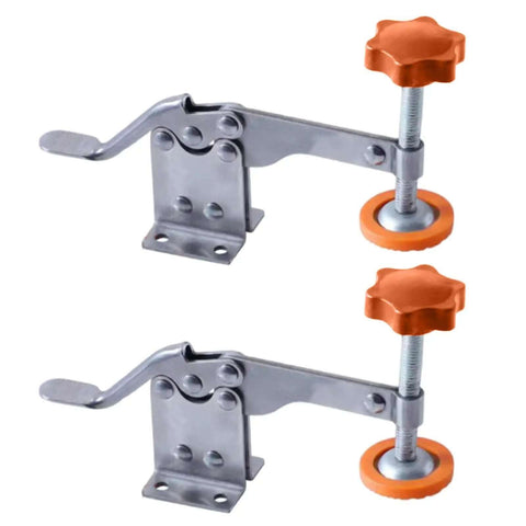 Toggle Clamps Adjustable Stainless Steel Quick Release Hand Tool for Smoker Lids, Trunk Doors, Woodworking Projects