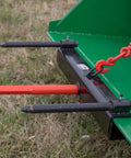 Hay Bale Spear Frame Attachment For Universal Front Loader Buckets Heavy Duty Skid Steer Loader 3000 Lb Capacity