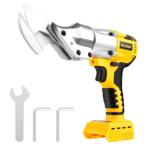 Cordless 20V Max Metal Shears, Heavy Duty Brushless Cutter For Stainless Steel And Iron, Cuts 18 Gauge Metal And Carpet