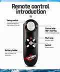Remote control for Pro RC Boat For Adults With 2.4G Pro Control, includes steering and power controls, battery holder visible.