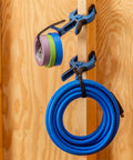 4 Inch Clamping Hose Holders Pack Of 2 With Spring Clamps And Non Slip Rubber Grip For Dust Collection Nylon And Thermoplastic Build 3 Inch Jaw Opening No Fuss Mounting For Woodworking Shops holding tape and hose