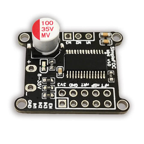 Top view of Three Phase Brushless DC Motor Driver Board With DRV8313 For FOC Control SVPWM SPWM Ready showing components.