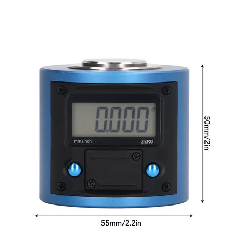 CNC Tool Setter With Magnetic Base, Large LCD Display, Pro Grade Precision To 0.01mm, Easy Z Axis Calibration, Quick Measurements, Built Tough Steel