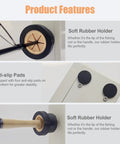 Rod Dryer For Rod Building And Epoxy Drying Wrapping And Winding, DIY Fishing Rod Tool Kit with rubber chuck and anti-slip pads