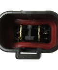 Close-up of Honda CRV Replacement Condenser Cooling Fan Motor Easy Install Plug In OE Comparable All New connector