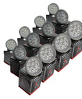 Hot 6.5W LED MR16 Bulbs Pack Of 12, 2700K Warm White, 500 Lumen Output, 40 Degree Beam, GU5.3 Bi-Pin Base, 12V AC DC, Dimmable