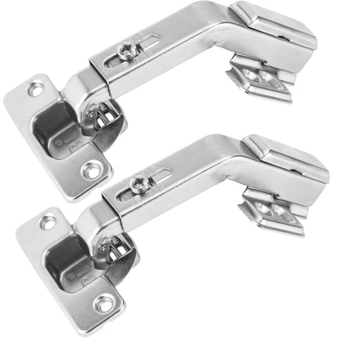 Heavy Duty Corner Cabinet Hinges 4 Pack Featuring 135 Degree Lazy Susan Bifold Hardware 35Mm Cup Base For Kitchen smooth steel build.