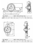 Technical drawing showing dimensions for T16 Lead Screw With Hand Wheel Upgrade, Heavy Duty 3D Printer Parts, 16 Millimeter Trapezoidal Drive Rod For CNC Machinery And Garage Mods.