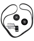 Heavy Duty Belt Tensioner And Idler Pulley Kit 6PK2125 25281-25000 Fits Kia L4 2.0L 2.4L 2010 2016 Bolt-On Replacement No Mods Needed, belt kit