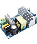 24V DC Power Supply Module 100W 6A Universal Input AC DC Converter 85 to 265V For Industrial Equipment and Control Systems Compact Board With Overload Protection and Short Circuit Safety, angled view