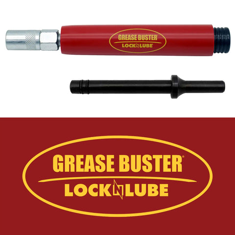 Shop Size Pneumatic Piston Accessory That Powers Through Stubborn Grease Fittings And Bearings Use With Your Pneumatic Hammer To Blow Out Clogs With High Pressure Air Black