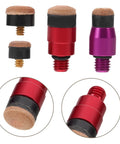 4pc Car Dent Repair Hammer Tip Set With Quick Change System For Faster Dents On Every Panel, Car Hail Damage Remover, Lightweight Metal Tips For Vehicles, red and purple tips