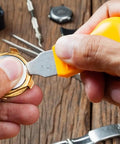 All In One Hand Tool Watch Repair Kit For Precision Back Cover Opening and Lifting demonstrated in watch repair