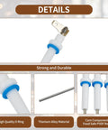 Top Shelf Steam Probe Set For Home Baristas Slick Replacement Parts For Dual Boiler Espresso Machines BES900 BES920 BES980, detailed components.