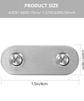 Stainless Steel Flat Straight Bracket Set For Furniture And Cabinets Heavy Duty Corner Brace Plates with size dimensions