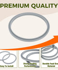 Gasket Replacement Kit For Blenders Rubber Ring Seals Compatible With 600W And 900W NutriBullet Style Blenders