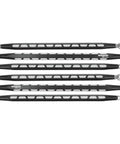 Beefy Hex Radius Rods 64 Inch Black Machined Aluminum 7075 With Five Eighth Inch Rod Ends And Bronze Bushings For No Squeak Anodized Radius Rods Re Cut After Anodizing For Contrasting Pockets Compatible With 17 To 19 Can Am MaverX3 XDS on black 7075 hex rods