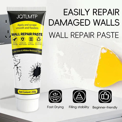 Drywall Repair Kit With Scraper 2 Pack Wall Putty For Mildew Peeling Paint Graffiti And Quick Fix For Cracks Dents And Scratches