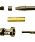 Top Shelf Woodturning Smartphone Stand And Stylus Hardware Kit Gold Chrome Gunmetal bushing components and tips for DIY crafts.