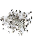 Glass Tube Fuse Kit With 5x20mm And 6x30mm Fast Blow Fuses, Assorted Set From 0.1A To 30A, spread out for circuit protection.