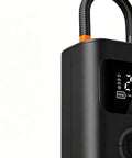 Slick Wireless Rechargeable Car Air Compressor Fast Tire Inflator With Easy Digital Display Auto Shutoff, top view showing digital pressure display.