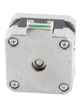 17HS2408 4 Wire Stepper Motor Quiet High Torque Nema 17 Servo Unit Silent Precision Driver showing front view with connector.