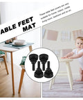 12 Pack Adjustable Furniture Legs For Sofas Cabinets And Dressers Built To Last Heavy Duty Black Plastic Feet With Leveling Balance